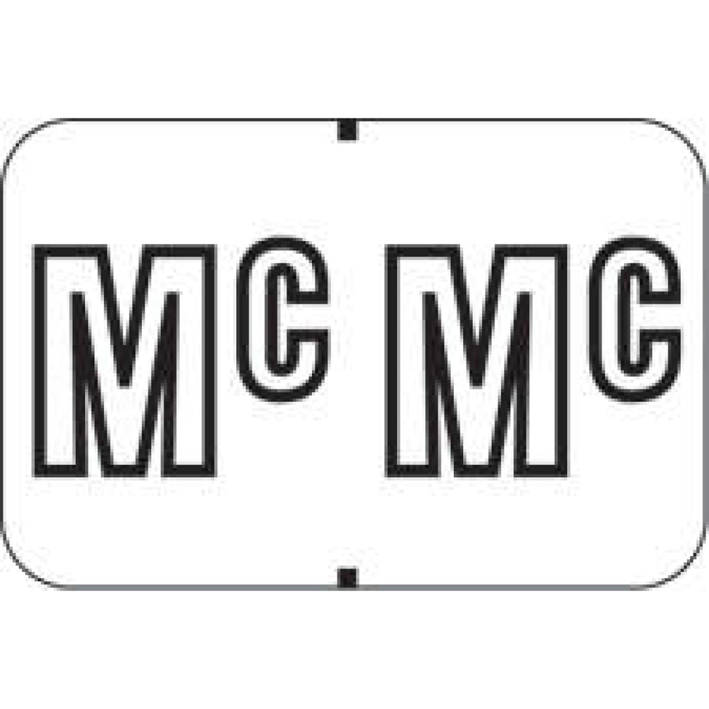 Barkley Compatible Color-Code Label Polylaminatedabkm Alphabetical Compatible Series 1 1/2"W X 1"H 500/Roll