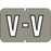 Barkley Compatible Color-Code Label Polylaminatedabkm Alphabetical Compatible Series 1 1/2"W X 1"H 500/Roll