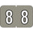Barkley Compatible Color-Code Label Polylaminatednbkm Numeric Compatible Series 1 1/2"W X 1"H 500/Roll