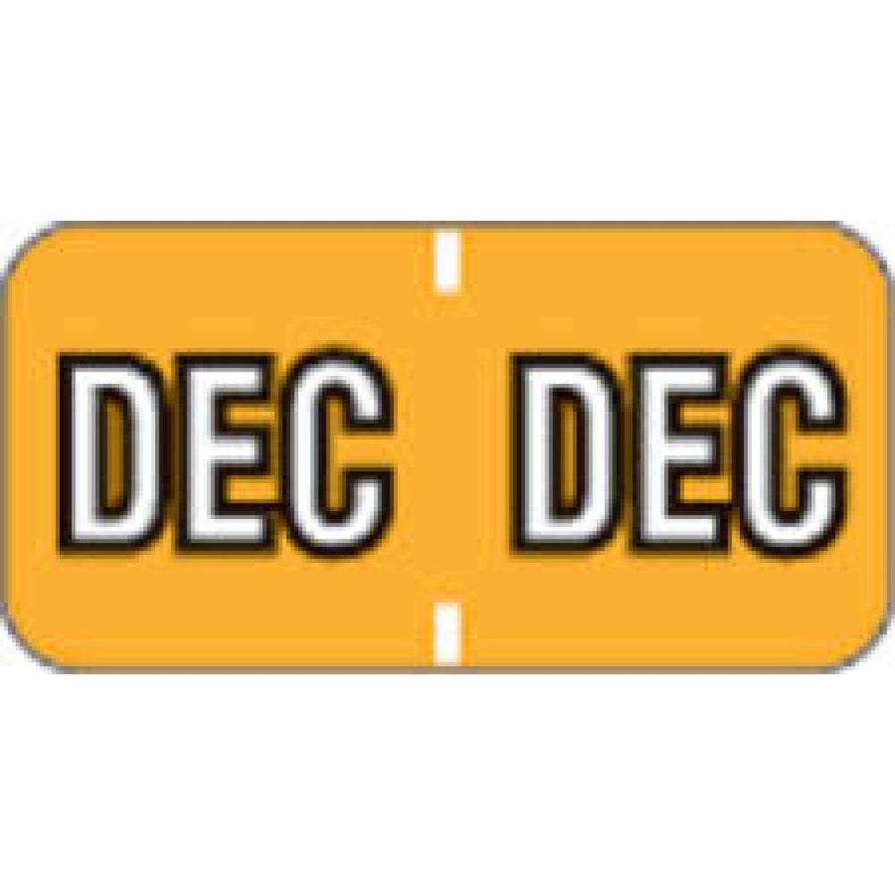 Barkley Compatible Color-Code Label Polylaminatedmblm Month Compatible Series 1 1/2"W X 3/4"H 500/Roll