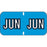 Barkley Compatible Color-Code Label Polylaminatedmblm Month Compatible Series 1 1/2"W X 3/4"H 500/Roll