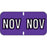 Barkley Compatible Color-Code Label Polylaminatedmblm Month Compatible Series 1 1/2"W X 3/4"H 500/Roll