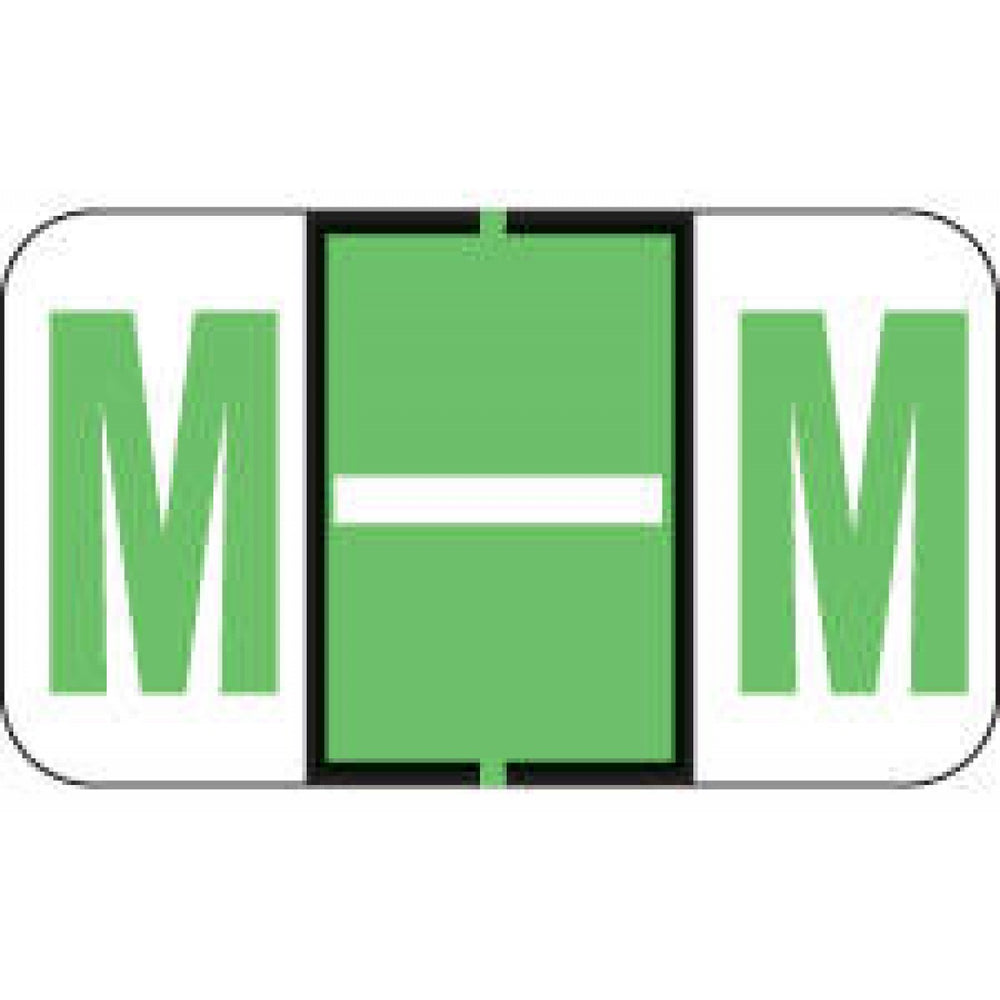 Jeter Compatible 5100 Color-Code Label Alphabetical Compatible Series 1 5/8" X 15/16" 500/Roll