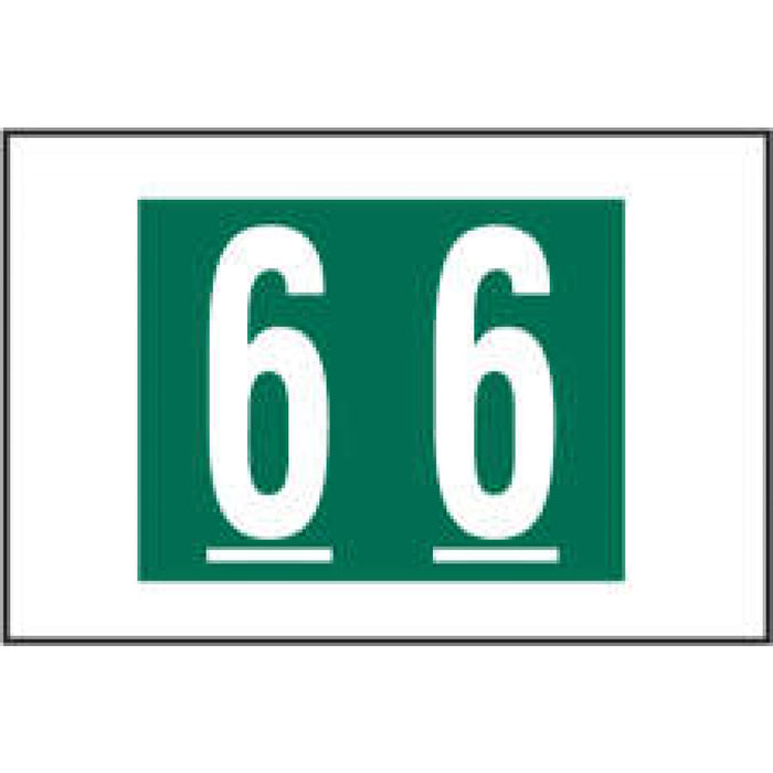 Dark Green 500/Roll 1 1/2" X 1"
