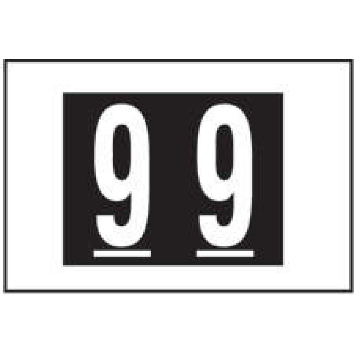 Col-R-Tab Compatible 11000 Color Code Label Numeric 