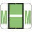 Tab Compatible 1283 Color-Code Label Alphabetical Compatible Series 1 1/4" X 1" 500/Roll