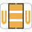Tab Compatible 1283 Color-Code Label Alphabetical Compatible Series 1 1/4" X 1" 500/Roll