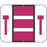 Tab Compatible 1283 Color-Code Label Alphabetical Compatible Series 1 1/4" X 1" 500/Roll