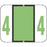 Tab Compatible 1282 Color-Code Label Numeric Compatible Series 1 1/4" X 1" 500/Roll
