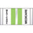 Chart Tab Paper Medicare Medicare 1 1/2" X 3/4" Green 108 Per Package