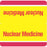 Label Wraparound Paper Permanent Nuclear Medicine 1 7/8" X 1 7/8" Yellow And Red 1000 Per Roll