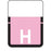 Tab Compatible 1307 Color-Code Label Alphabetical Compatible Series 1" X 3/4" 500/Roll