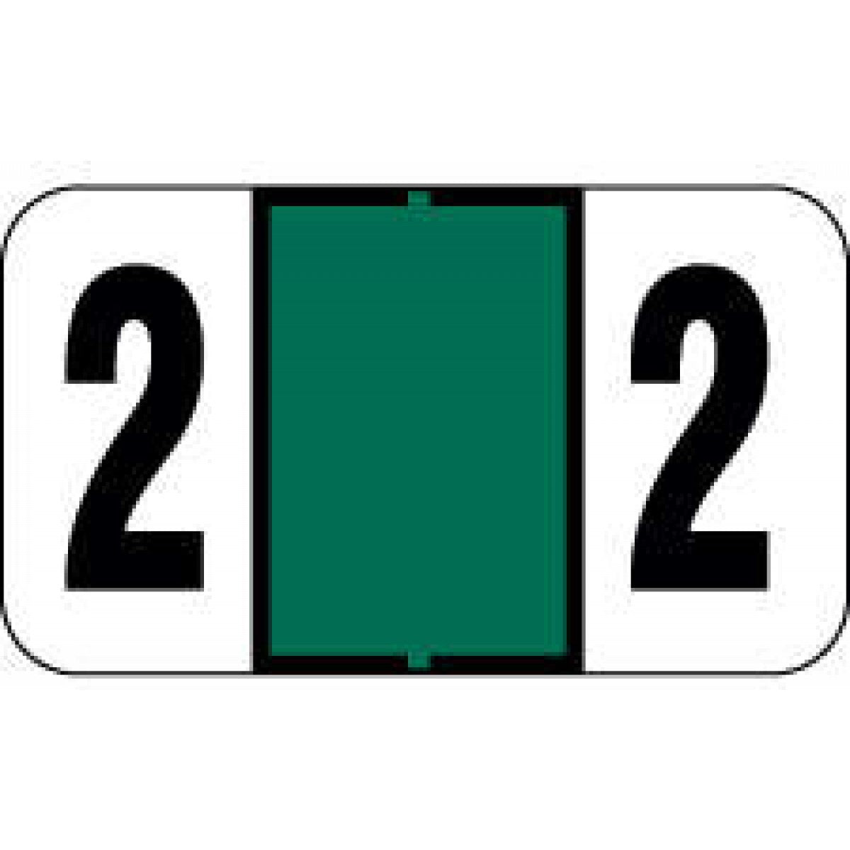 Jeter Compatible 7300 Color Code Label Numeric
