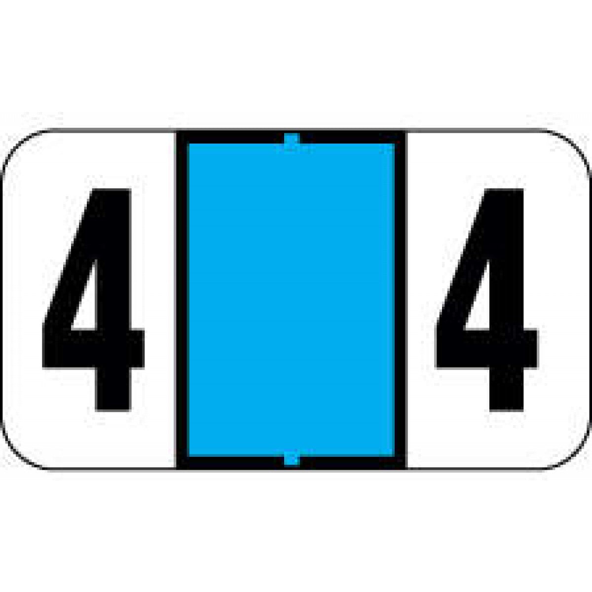 Jeter Compatible 7300 Color Code Label Numeric 