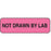 Label Paper Permanent Not Drawn By Lab 1 1/4" X 3/8" Fl. Pink 1000 Per Roll