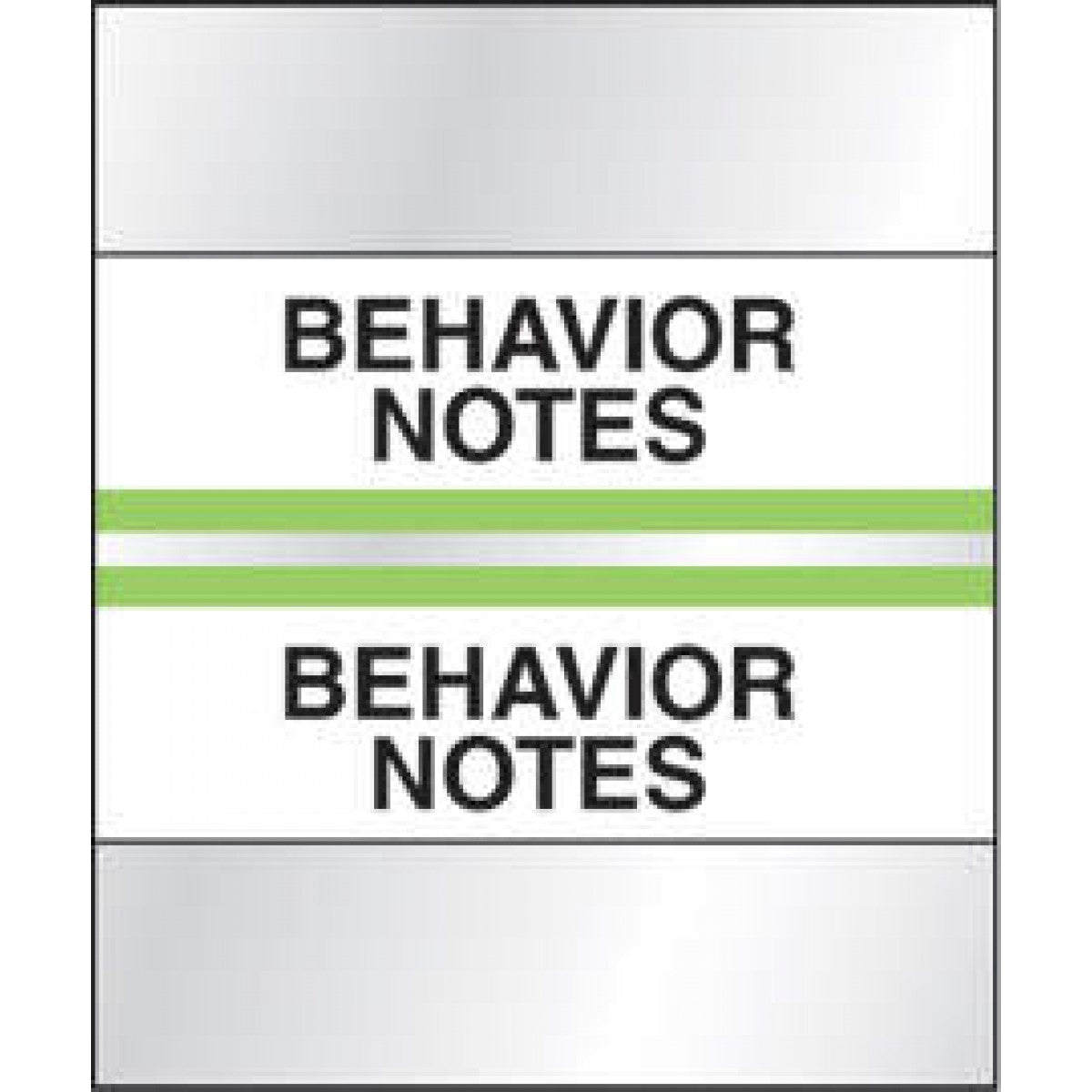 Chart Tab Paper Behavior Notes 1 1/4