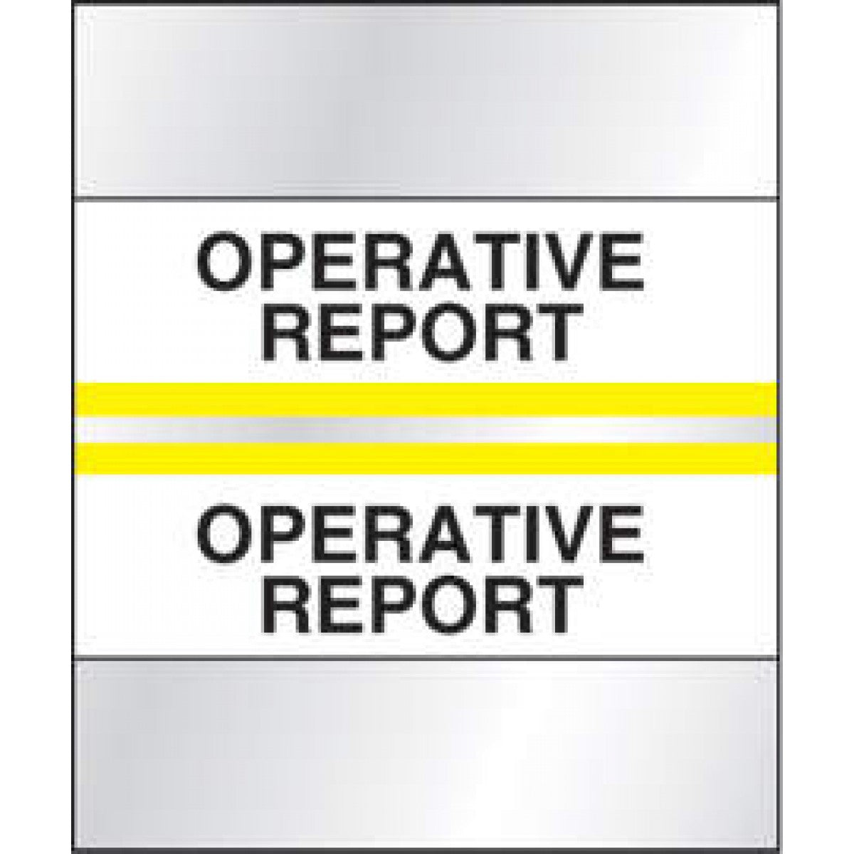 Chart Tab Paper Operative Report 1 1/4