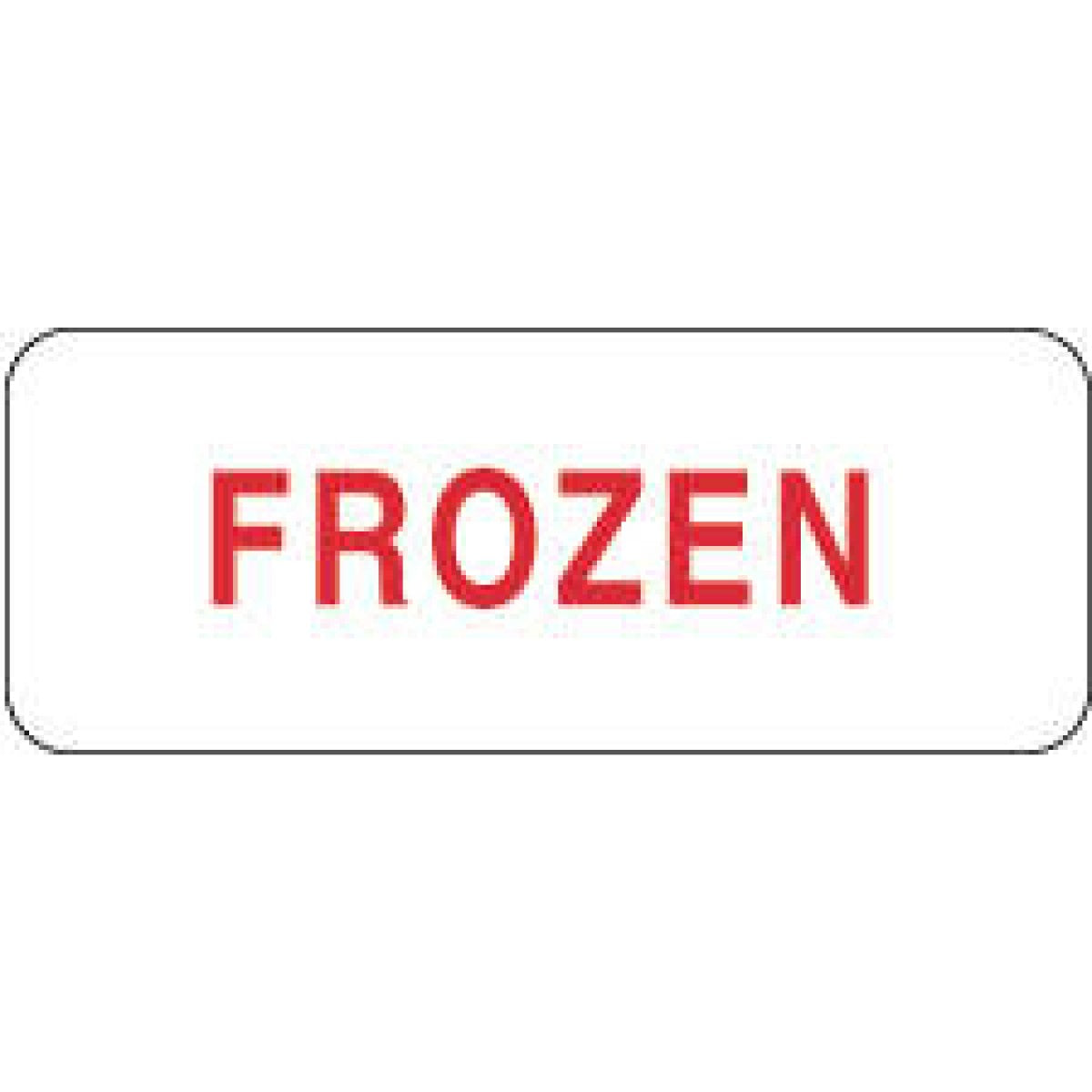 Lab Communication Label (Paper, Permanent) Frozen 2 1/4