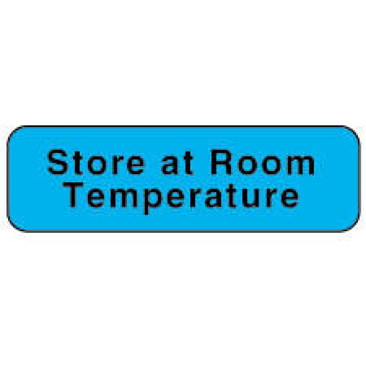 Lab Communication Label (Paper, Permanent) Store At Room 1 1/4