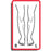 Label Paper Permanent 3" X 1 3/4" White With Red 500 Per Roll
