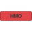Label Paper Permanent Hmo 1 1/4" X 3/8" Fl. Red 1000 Per Roll