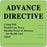 Label Paper Removable Advance Directive 2 1/2" X 2 1/2" Fl. Green 500 Per Roll