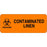 Label Paper Permanent Biohazard Contaminated 5" X 2" Fl. Orange 250 Per Roll