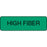 Label Paper Permanent High Fiber 1 1/4" X 3/8" Dark Green 1000 Per Roll