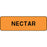 Label Paper Permanent Nectar 1 1/4" X 3/8" Fl. Orange 1000 Per Roll