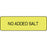 Label Paper Permanent No Added Salt 1 1/4" X 3/8" Fl. Yellow 1000 Per Roll