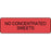 Label Paper Permanent No Concentrated 1 1/4" X 3/8" Fl. Red 1000 Per Roll