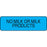 Label Paper Permanent No Milk Or Milk 1 1/4" X 3/8" Blue 1000 Per Roll