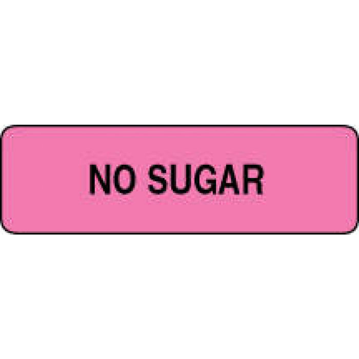 Label Paper Permanent No Sugar 1 1/4" X 3/8" Fl. Pink 1000 Per Roll