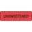 Label Paper Permanent Unsweetened 1 1/4" X 3/8" Fl. Red 1000 Per Roll