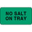 Label Paper Permanent No Salt On Tray 1 5/8" X 7/8" Green 1000 Per Roll
