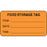 Label Paper Permanent Food Storage Tag 3" X 1 5/8" Fl. Orange 1000 Per Roll