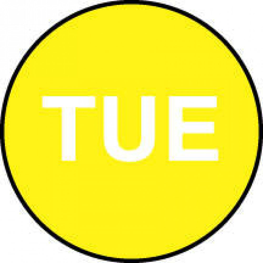 Printable Tue Label Paper Permanent Tue Yellow 1000 Per Roll — Grayline Medical