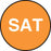 Label Paper Permanent Sat Orange 1000 Per Roll