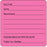 Label Paper Removable Doctor ___ Date 2 1/2" X 2 1/2" Fl. Pink 500 Per Roll