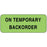 Label Paper Removable On Temporary 2 1/4" X 7/8" Fl. Green 1000 Per Roll