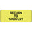 Label Paper Permanent Return To Surgery 2 1/4" X 7/8" Fl. Yellow 1000 Per Roll