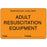 Label Paper Permanent Respiratory Care 3" X 2" Fl. Orange 500 Per Roll