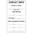 Label Paper Removable Circuit Info 3" X 1 5/8" White 1000 Per Roll