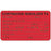 Label Paper Permanent Continuous Nebulizer 2 1/2" X 1 1/2" Fl. Red 1000 Per Roll