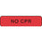 Label Paper Permanent No Cpr 1 1/4" X 3/8" Fl. Red 1000 Per Roll