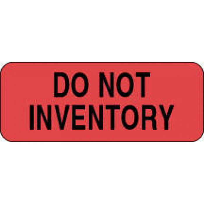 Label Paper Permanent Do Not Inventory 2 1/4