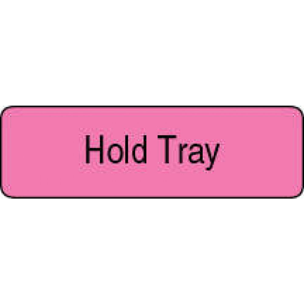 Label Paper Permanent Hold Tray 1 1/4" X 3/8" Fl. Pink 1000 Per Roll