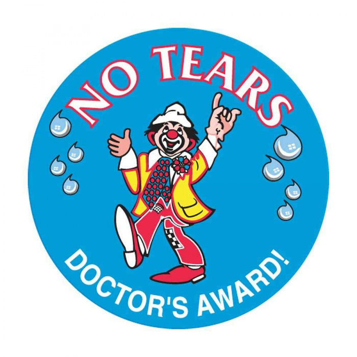 Label Pediatric Award Sticker Paper Permanent No Tears Doctors Blue 250 Per Roll