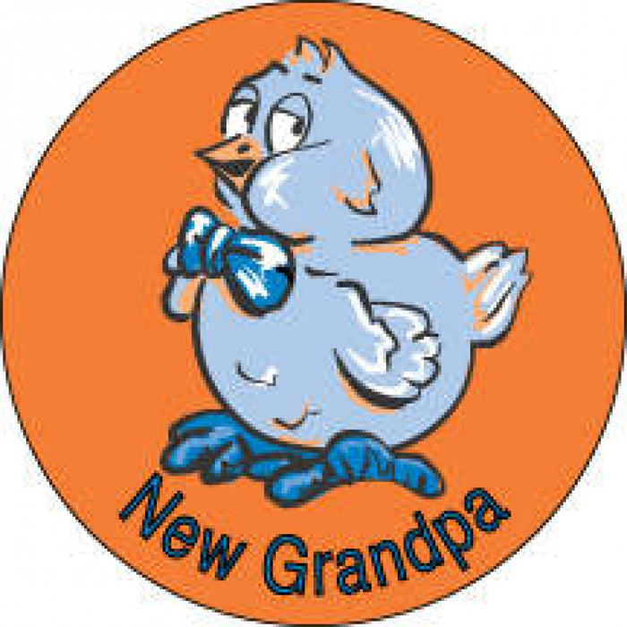 Label Paper Permanent New Grandpa Orange 250 Per Roll
