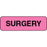 Label Paper Permanent Surgery 1 1/4" X 3/8" Fl. Pink 1000 Per Roll